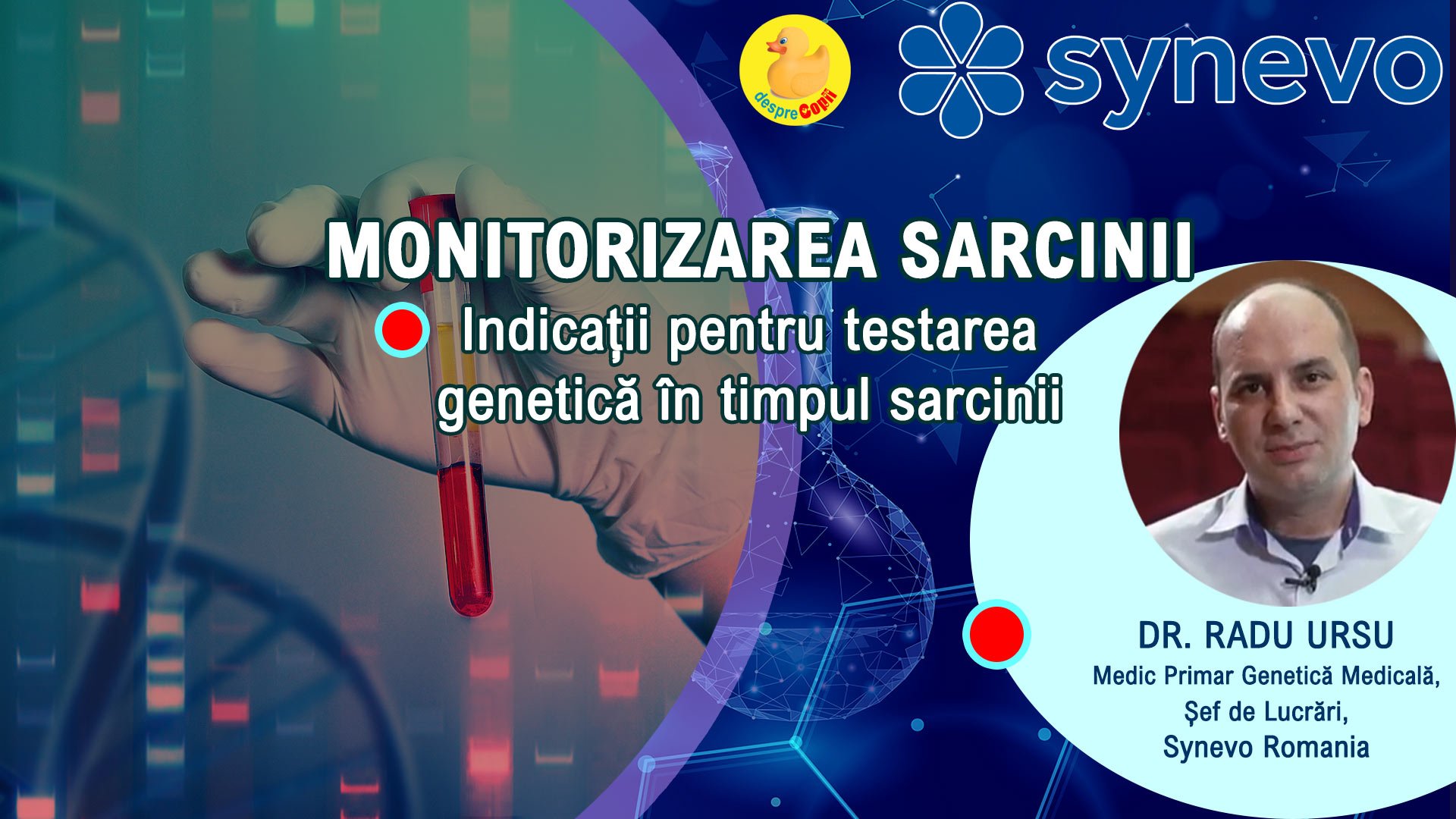 Indicatii pentru testarea genetica in timpul sarcinii: sfatul medicului (VIDEO) width=