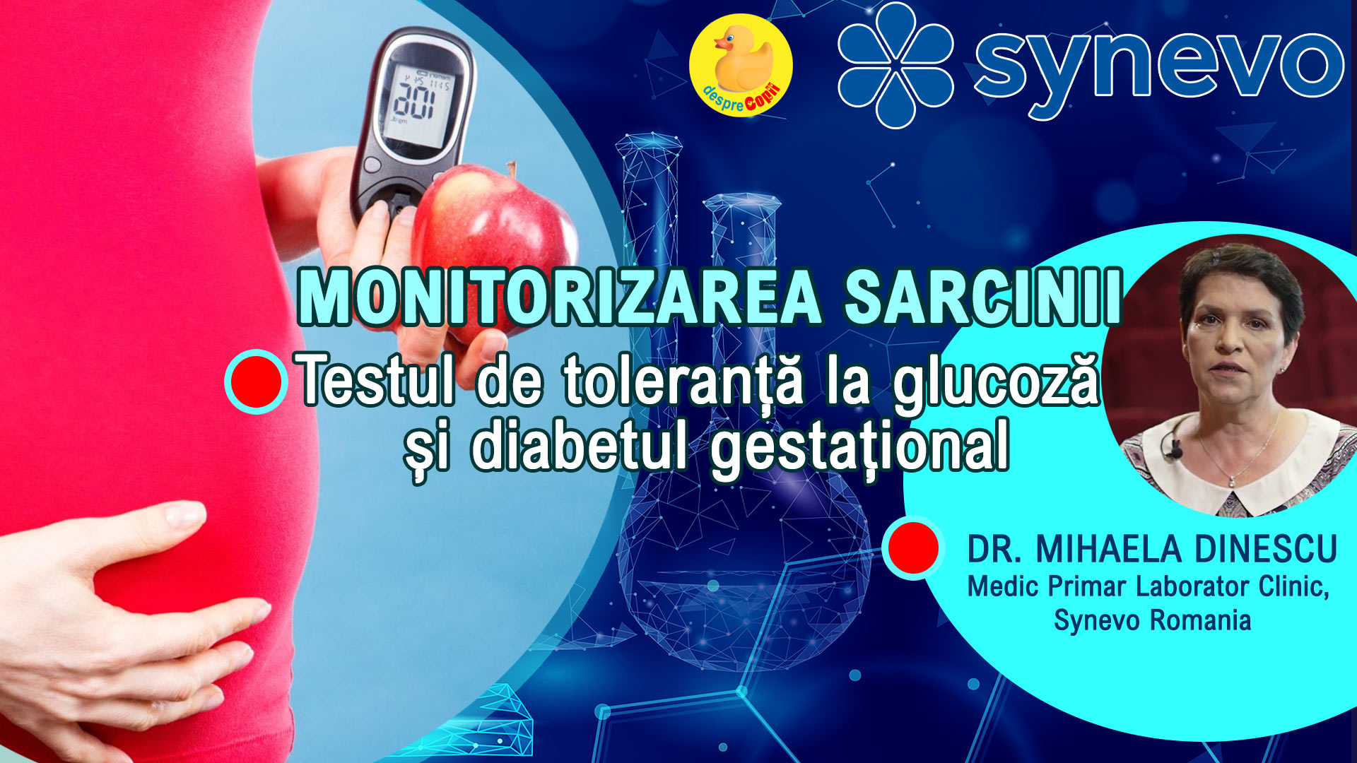 Testul de toleranta la glucoza pentru depistarea diabetului gestational in sarcina -  sfatul medicului (VIDEO) width=