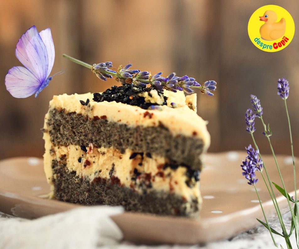 Tort de primavara cu lavanda - un desert parfumat si delicat