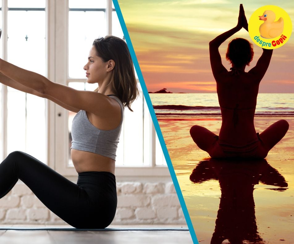 Pilates sau Yoga? Ce alegi, mami?