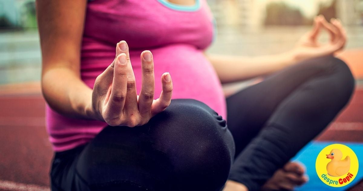 5 pozitii de yoga recomandate in timpul sarcinii