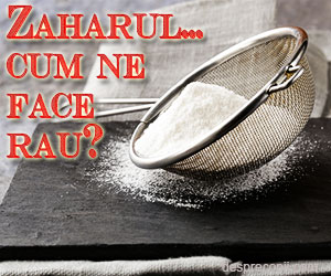 Zaharul – cum ne face rau si unde se ascunde?